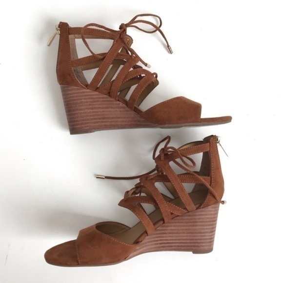 Franco Sarto Mollie Wedge Sandals Size 6 - Picture 3 of 9
